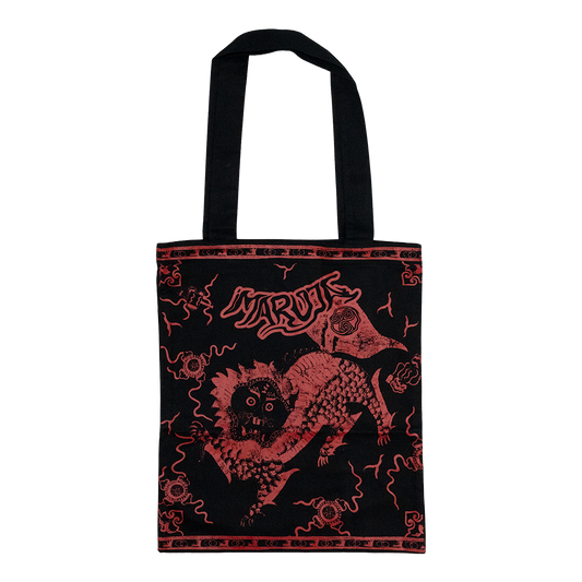 BLACK LOGO TOTE