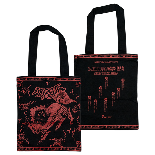 BLACK LOGO TOTE